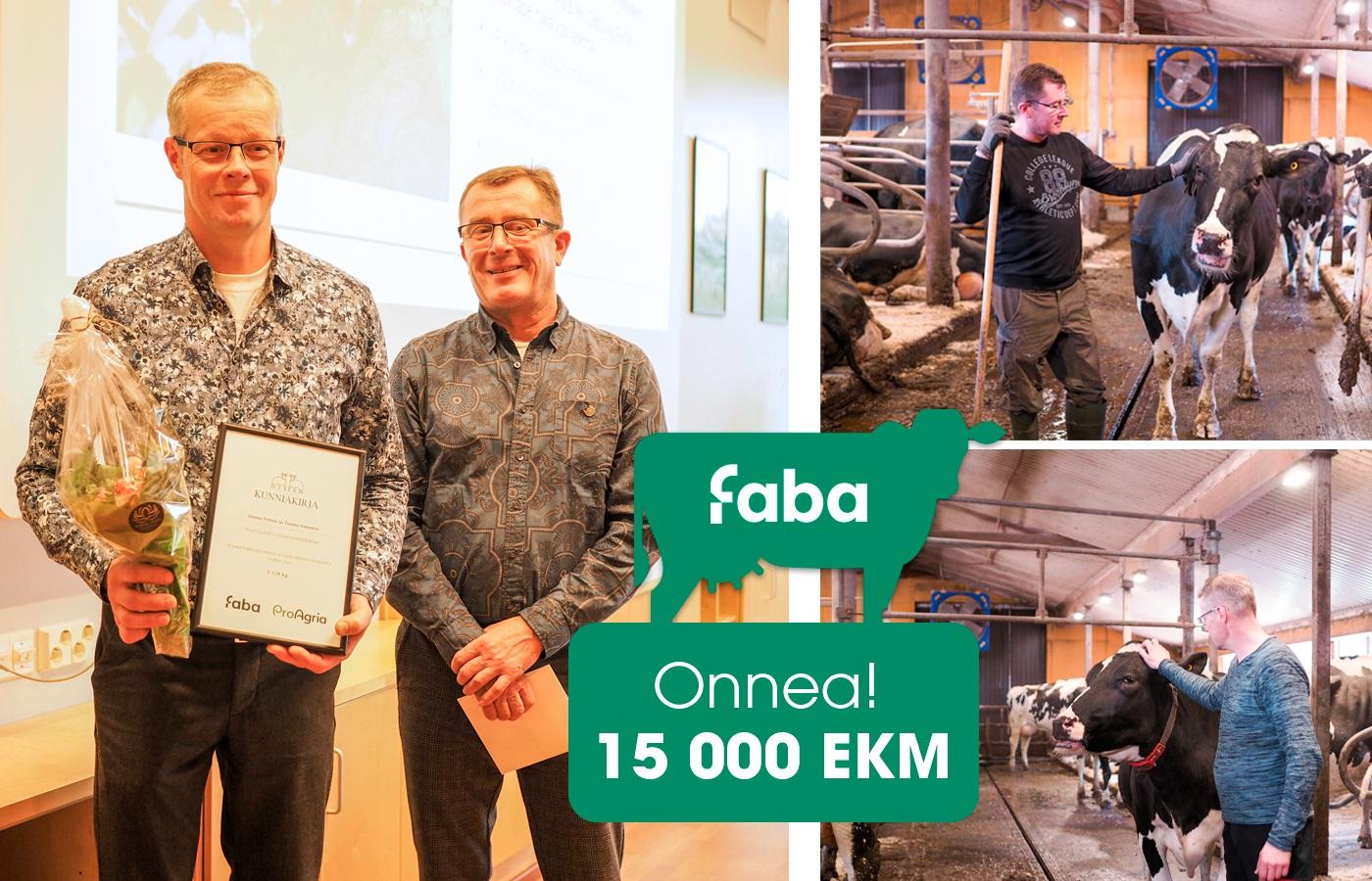 Onnittelut upeista EKM-tuloksista