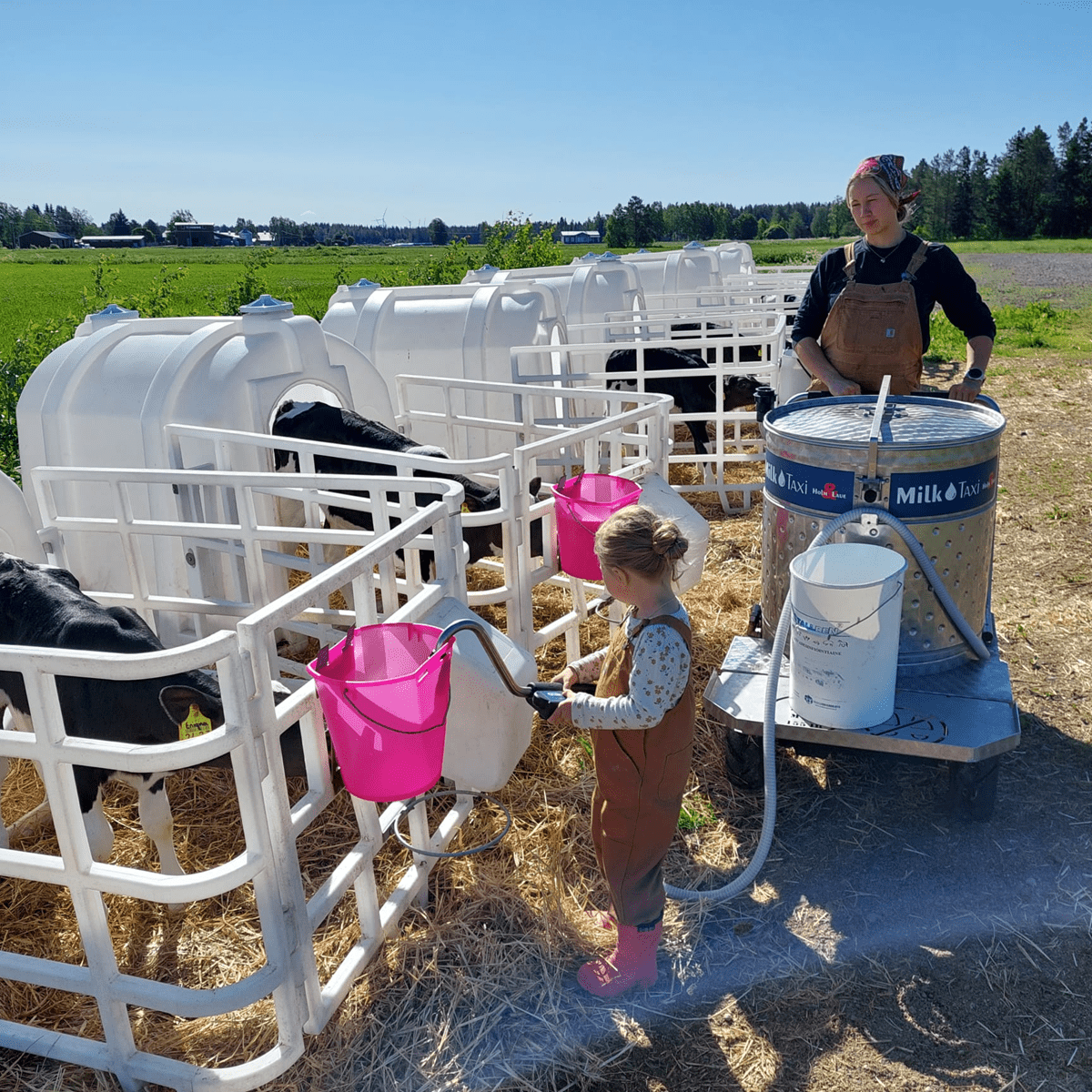 MilkTaxilla työajansäästöä KoposWarmin tilalle